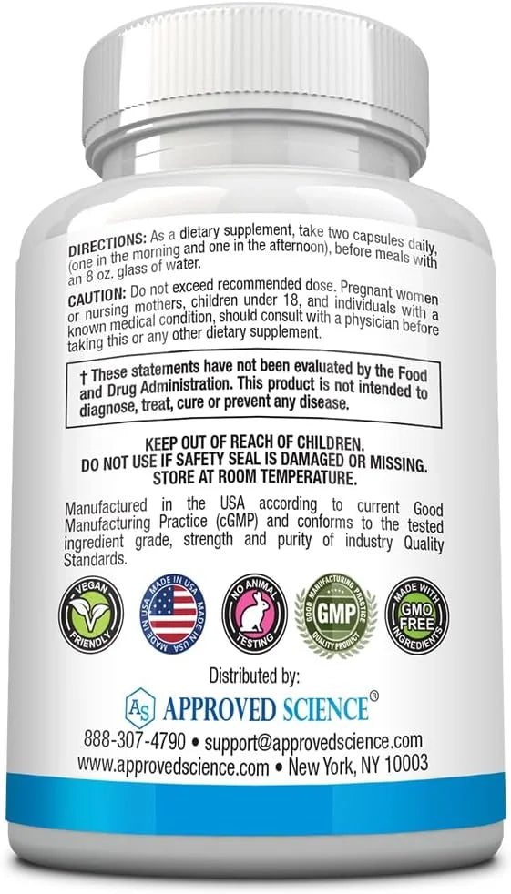 Approved Science EyeSyl 2 Bottles 360 Capsules
