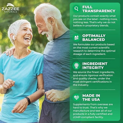 Zazzee USDA Organic Bilberry 20:1 Extract, 6000 mg 120 Vegan 4 Month 20X Extract, 100% Vegetarian,