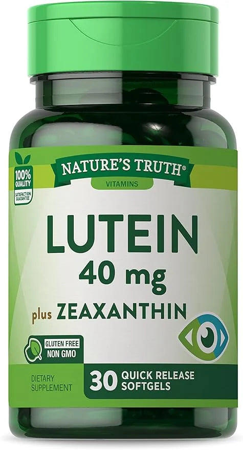 Nature's Truth Lutein and Zeaxanthin Supplement 40mg | 30 Softgels