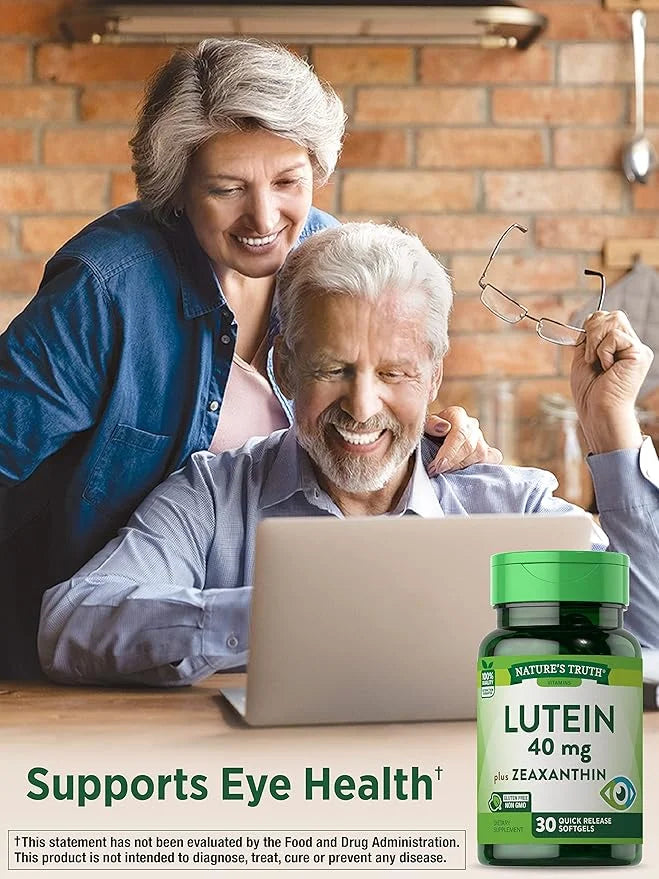 Nature's Truth Lutein and Zeaxanthin Supplement 40mg | 30 Softgels