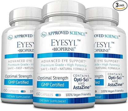 Approved Science EyeSyl 180 Capsules 3 Month 180 Capsules
