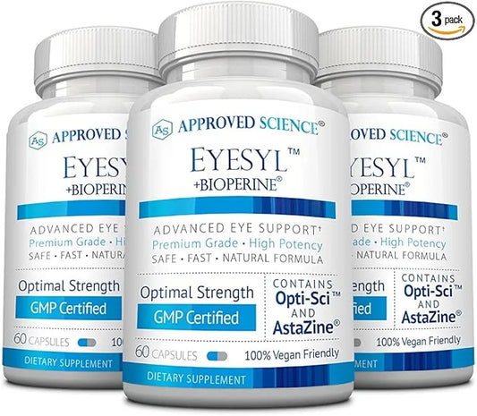 Approved Science EyeSyl 180 Capsules 3 Month 180 Capsules
