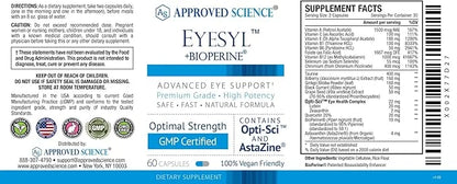 Approved Science EyeSyl 180 Capsules 3 Month 180 Capsules