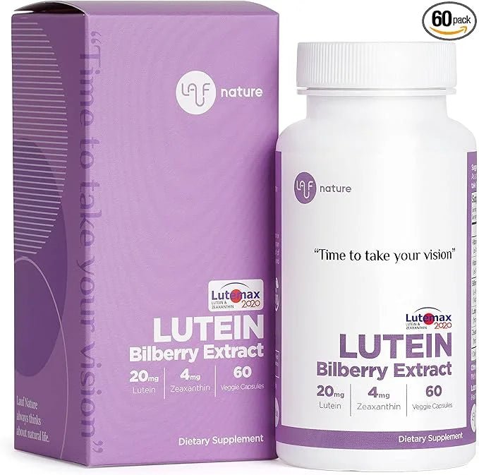 Lutein 20mg with Zeaxanthin 4mg and 100mg, Vitamin, 2020, Non 60 Servings