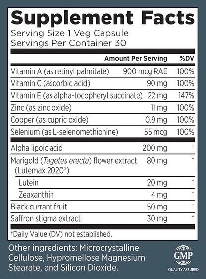 Primal Health Bright Eyes Complete 30 Capsules