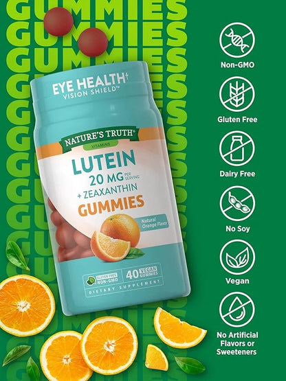 Nature's Truth Lutein & Zeaxanthin Gummies 20mg | 40 Count