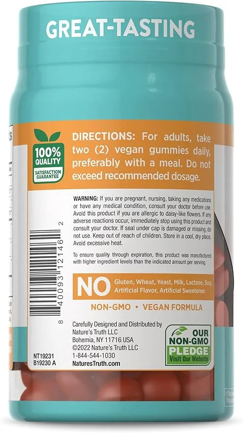 Nature's Truth Lutein & Zeaxanthin Gummies 20mg | 40 Count