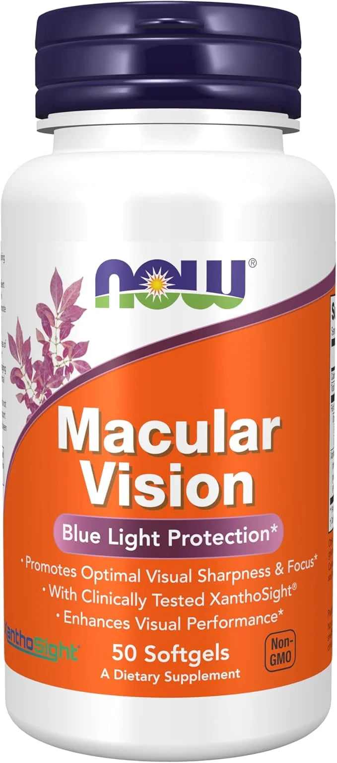 NOW Supplements, Macular Vision Softgel, Eye 50 Softgels