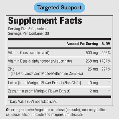 PureFormulas Pure Eye Support 90 Vegetarian