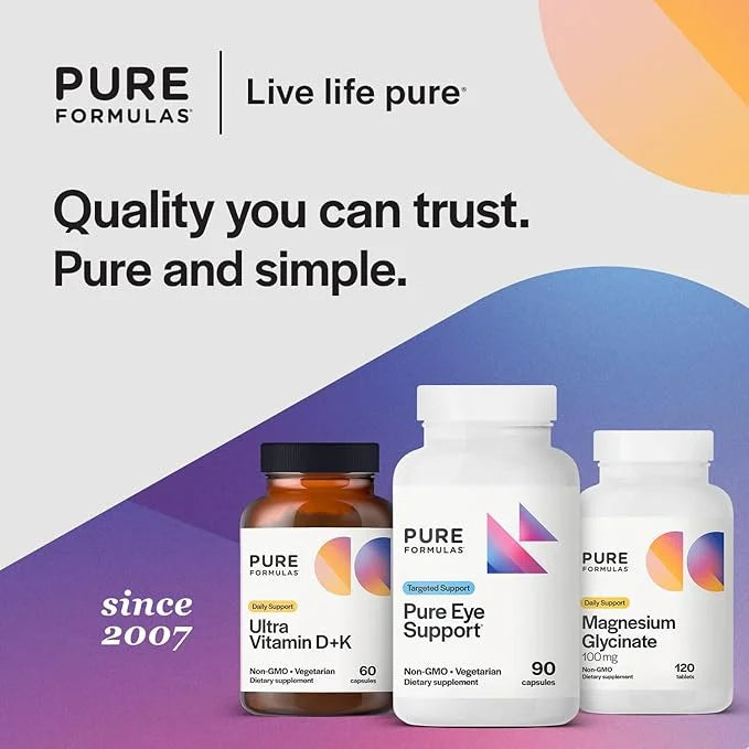 PureFormulas Pure Eye Support 90 Vegetarian