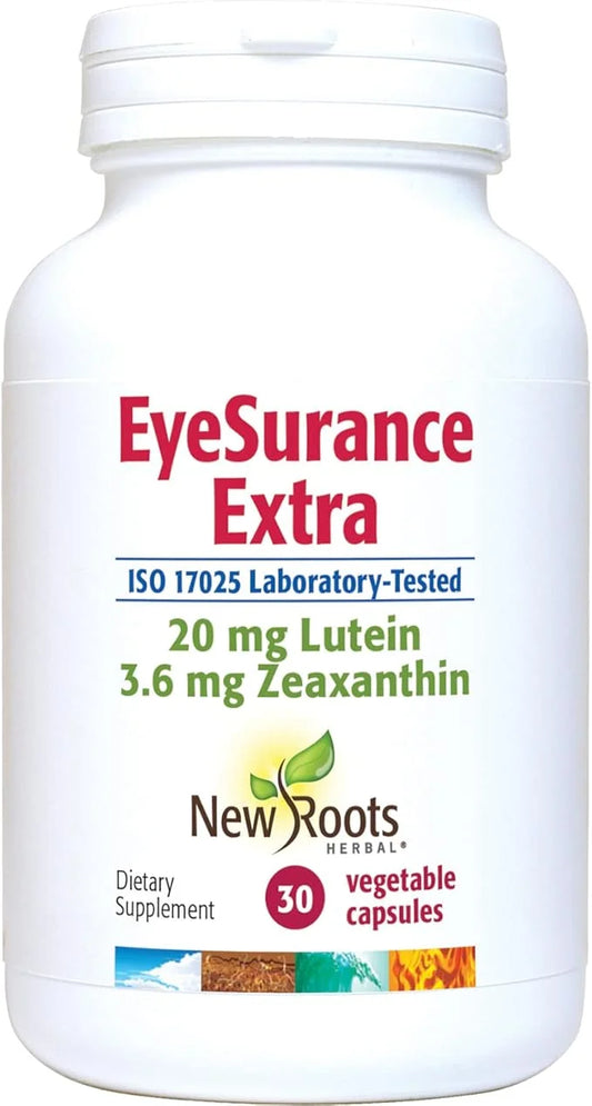 NEW ROOTS HERBAL EyeSurance Extra Multivitamin Supplement 30 Vegetable