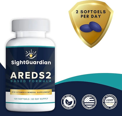 AREDS2 Based Eye Vitamin-Mineral Supplement (120 60 Day AREDS2 Based