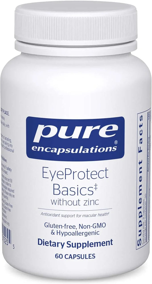 Pure Encapsulations EyeProtect Basics Without Zinc 60 Capsules