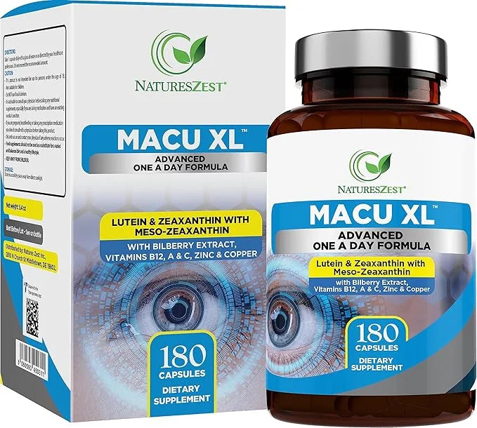 MACU XL - Lutein and Zeaxanthin 180 Days B12 & 180 Vegan