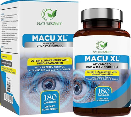 MACU XL - Lutein and Zeaxanthin 180 Days B12 & 180 Vegan