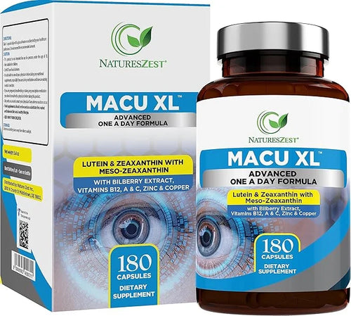 MACU XL - Lutein and Zeaxanthin 180 Days B12 & 180 Vegan