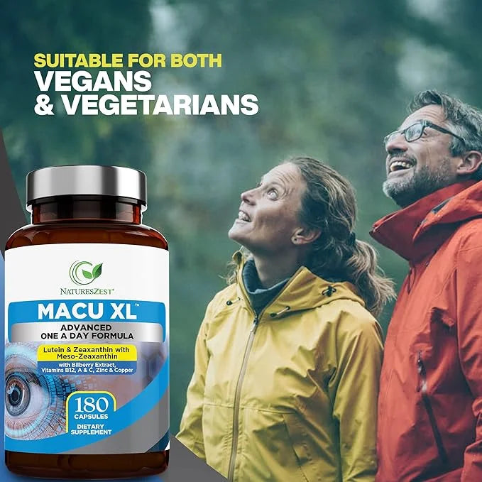 MACU XL - Lutein and Zeaxanthin 180 Days B12 & 180 Vegan