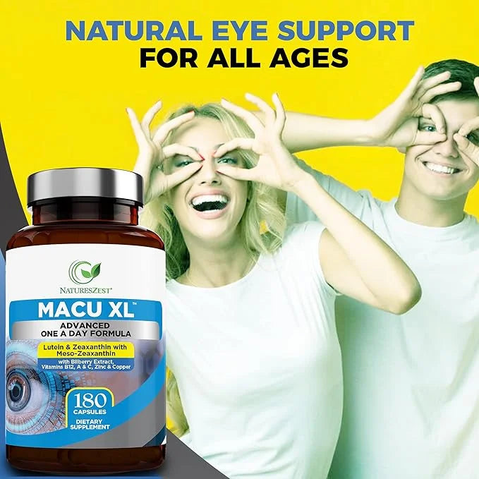 MACU XL - Lutein and Zeaxanthin 180 Days B12 & 180 Vegan