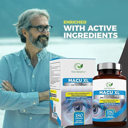 MACU XL - Lutein and Zeaxanthin 180 Days B12 & 180 Vegan
