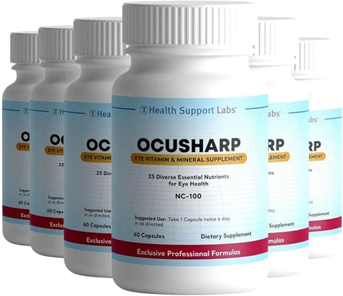 Ocusharp Vision Health Formula with Zeaxanthin, 60 Capsules (6)