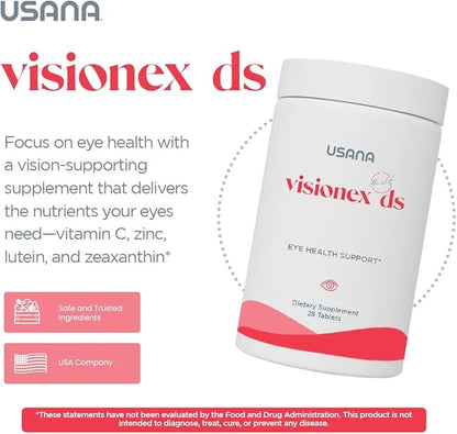 USANA Visionex DS with Lutein Zeaxanthin 28 Tablets 28 Day