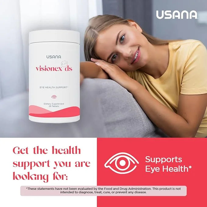 USANA Visionex DS with Lutein Zeaxanthin 28 Tablets 28 Day