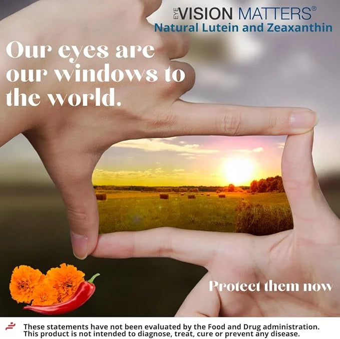 Natural Lutein and Zeaxanthin, Vision Matters AREDS2 Formula, 30 Softgels