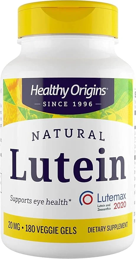 Healthy Origins Lutein (Lutemax 2020), 20 mg 180 Veggie