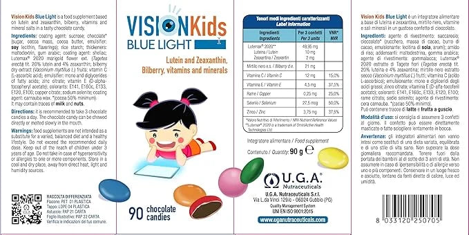 omegor Vision Kids Blue Light Children’s 90 Chocolate