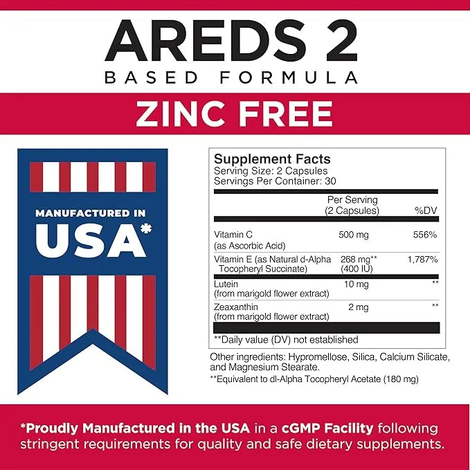 Viteyes AREDS 2 Zinc Free Macular 60 Ct