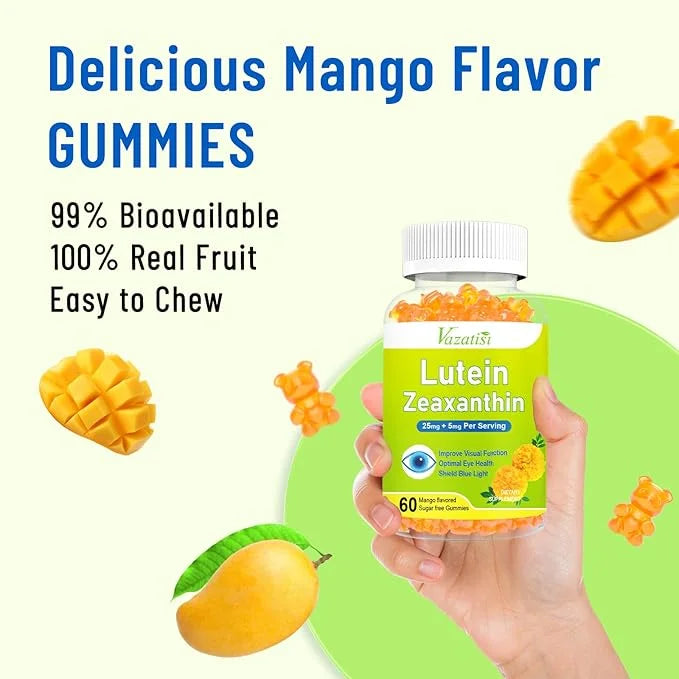 Eye Vitamins Lutein & Zeaxanthin Gummies, 120 Count