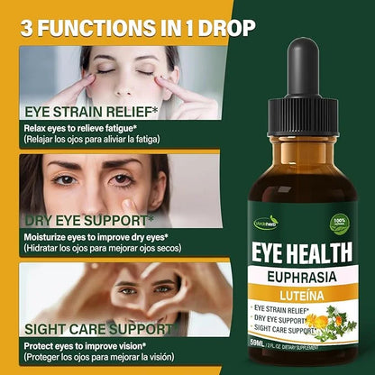 Eyebright Herb Eye Health Drops, Bilberry 2oz