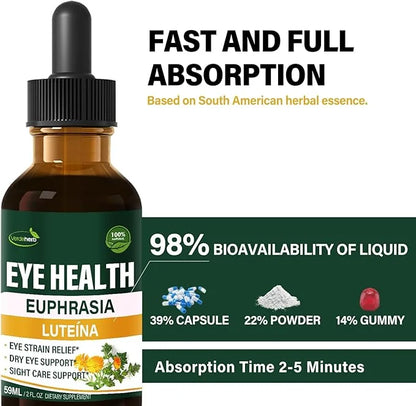 Eyebright Herb Eye Health Drops, Bilberry 2oz