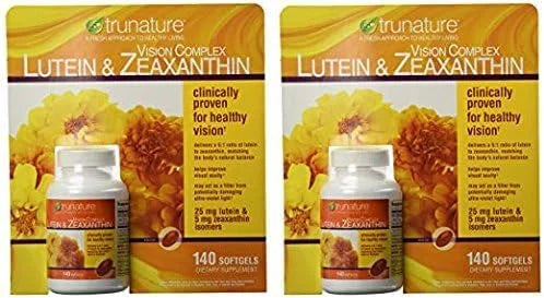 Trunature Vision Complex Lutein and Zeaxanthin 140 Count (2 Packs)