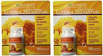 Trunature Vision Complex Lutein and Zeaxanthin 140 Count (2 Packs)