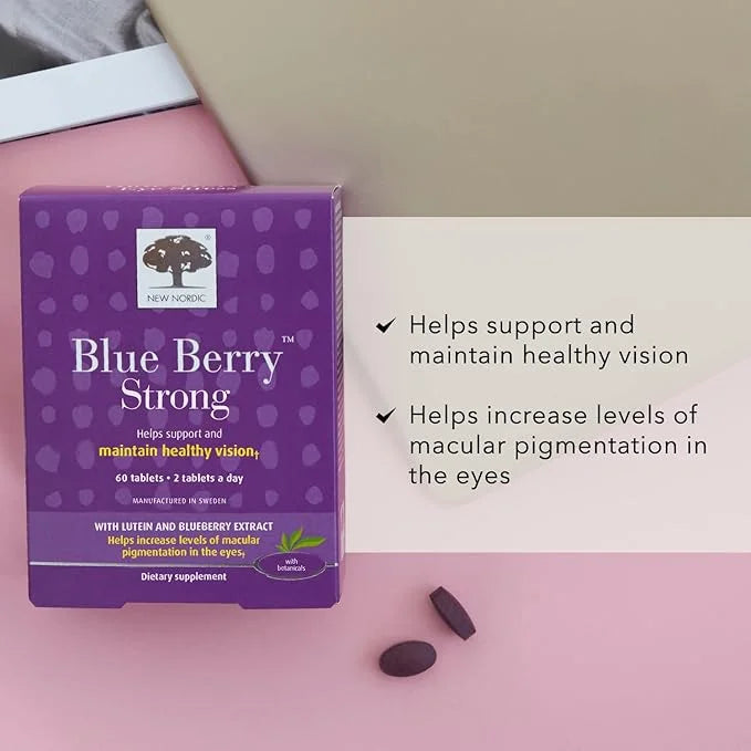 NEW NORDIC Blue Berry Eye Vitamin 60 Tablets 1)