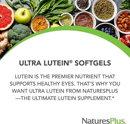 Natures Plus Ultra Lutein 20 mg, 60 Softgels 60 Servings