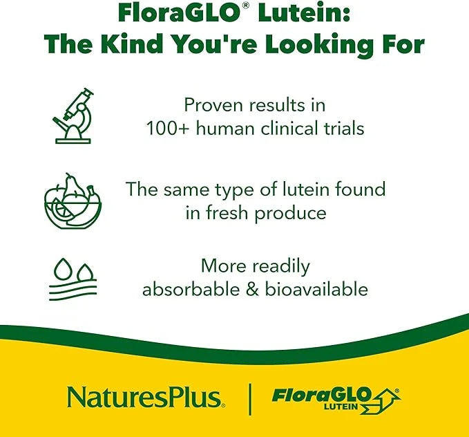 Natures Plus Ultra Lutein 20 mg, 60 Softgels 60 Servings