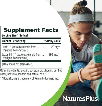 Natures Plus Ultra Lutein 20 mg, 60 Softgels 60 Servings
