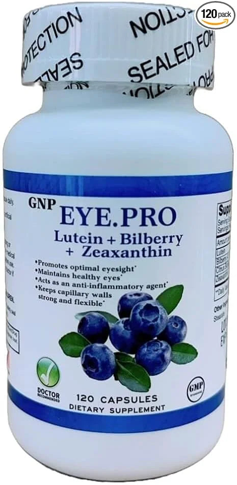 Eye Pro-Lutein, Billberry & Zeaxanthin (120