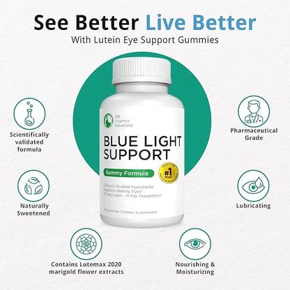 Dr Vitamin Blue Light Support, Lutein 2 Gummies, 30 Count