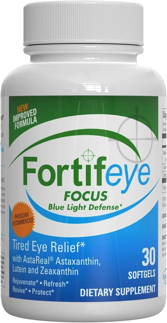 Fortifeye Focus Eye Care Supplement 30 Softgel