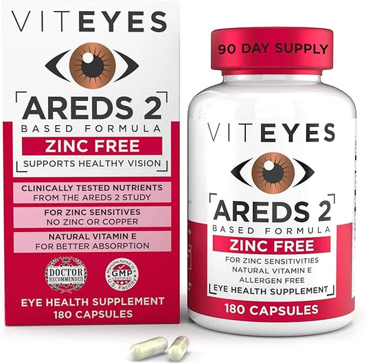Viteyes AREDS 2 Zinc Free Macular 180 Ct