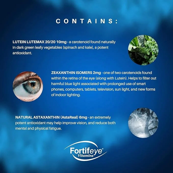 Fortifeye Focus Eye Care Supplement 90 Softgel