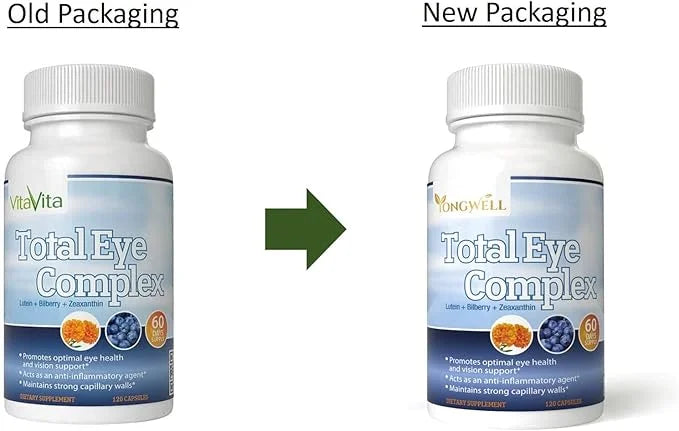 Total Eye Complex with Lutein, Bilberry (120 Capsules)