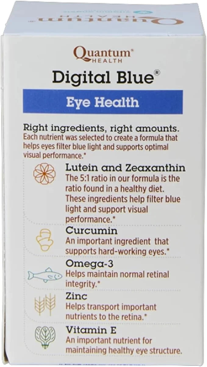 Quantum Health Digital Blue Eye Health, 60 Softgels