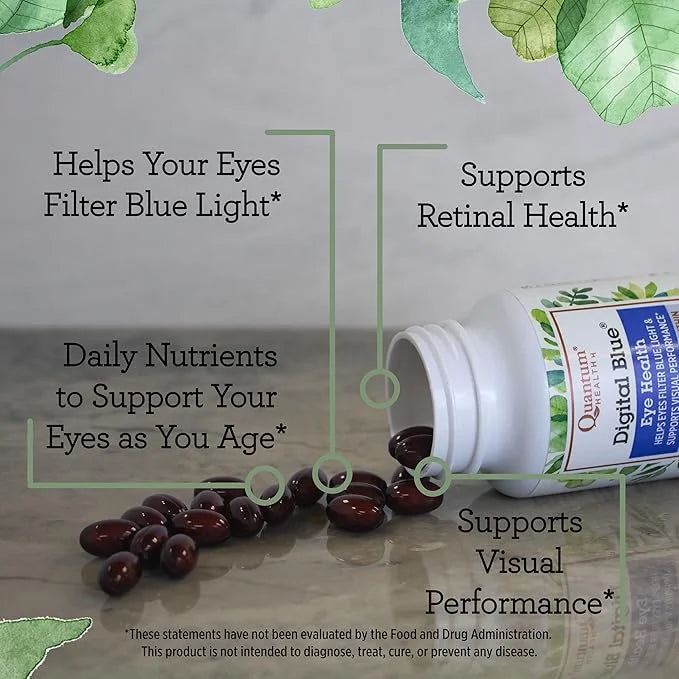 Quantum Health Digital Blue Eye Health, 60 Softgels