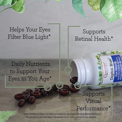 Quantum Health Digital Blue Eye Health, 60 Softgels