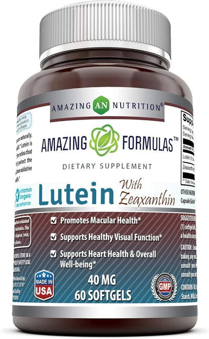 Amazing Formulas Lutein 40 mg 1600 mcg (40 mg, 60, Count)