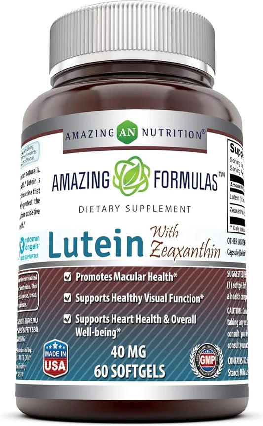 Amazing Formulas Lutein 40 mg 1600 mcg (40 mg, 60, Count)